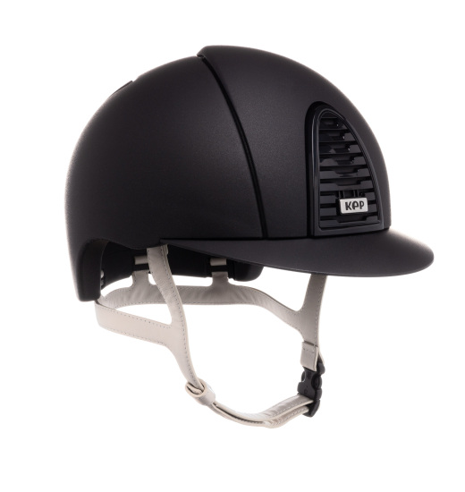 KEP ITALIA CROMO 2.0 MICA KASK JEŹDZIECKI CREAM CHIN CZARNY