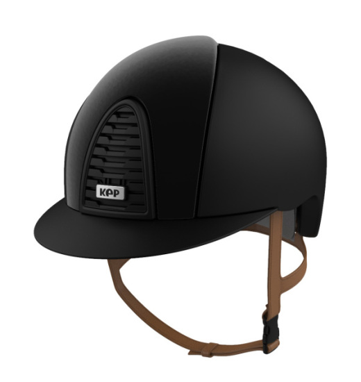 KEP ITALIA CROMO 2.0 TEXTILE EQUESTRIAN HELMET VELVET BLACK