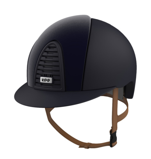 KEP ITALIA CROMO 2.0 TEXTILE EQUESTRIAN HELMET VELVET NAVY