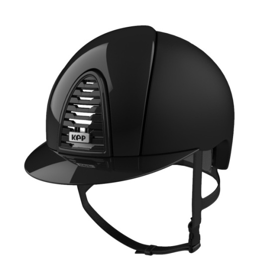 KEP ITALIA CROMO 2.0 TEXTILE EQUESTRIAN HELMET POLISH BLACK