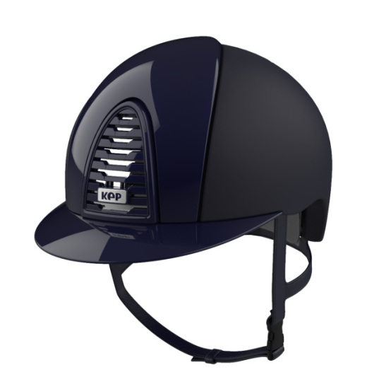 KEP ITALIA CROMO 2.0 TEXTILE EQUESTRIAN HELMET POLISH NAVY