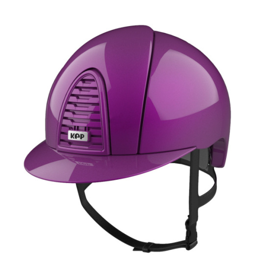 KEP ITALIA CROMO 2.0 METAL KASK JEŹDZIECKI PURPUROWY