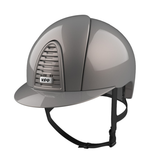 KEP ITALIA CROMO 2.0 METAL EQUESTRIAN HELMET LIGHT GREY