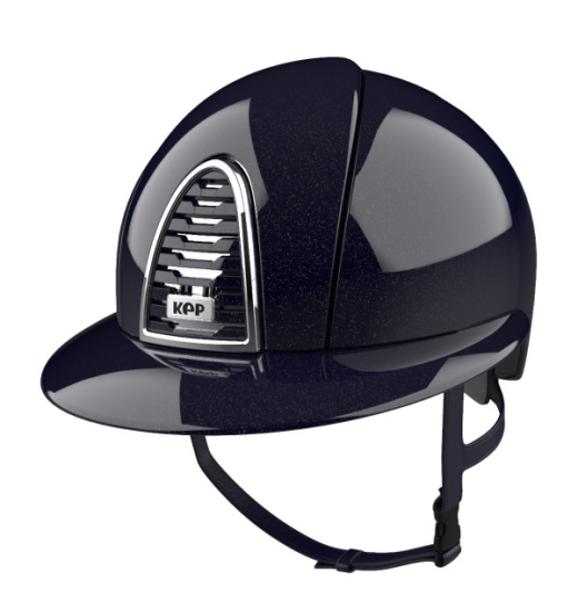 KEP ITALIA CROMO 2.0 METAL EQUESTRIAN HELMET DIAMOND NAVY