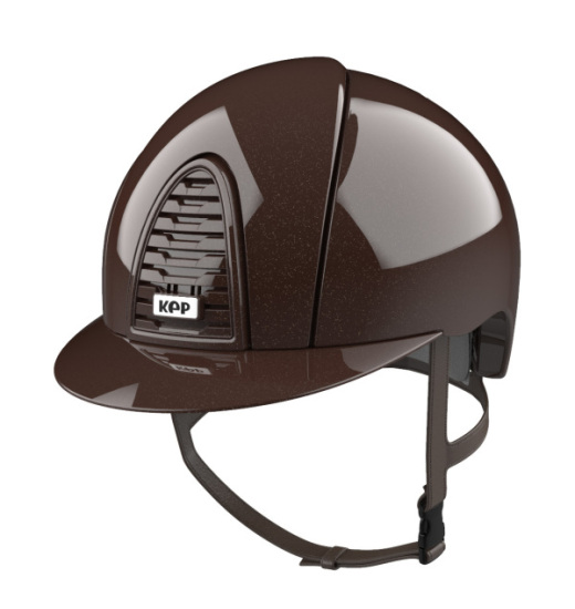 KEP ITALIA CROMO 2.0 METAL EQUESTRIAN HELMET DIAMOND BROWN