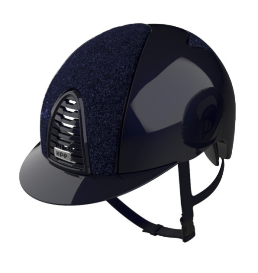 KEP ITALIA CROMO 2.0 POLISH EQUESTRIAN HELMET GLITTER NAVY