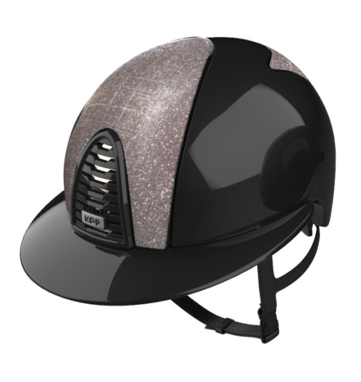 KEP ITALIA CROMO 2.0 POLISH EQUESTRIAN HELMET PINK GALASSIA BLACK