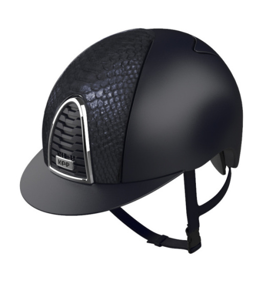 KEP ITALIA CROMO 2.0 PYTHON EQUESTRIAN HELMET NAVY