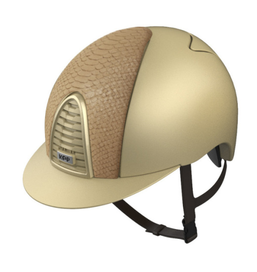 KEP ITALIA CROMO 2.0 PYTHON EQUESTRIAN HELMET BEIGE