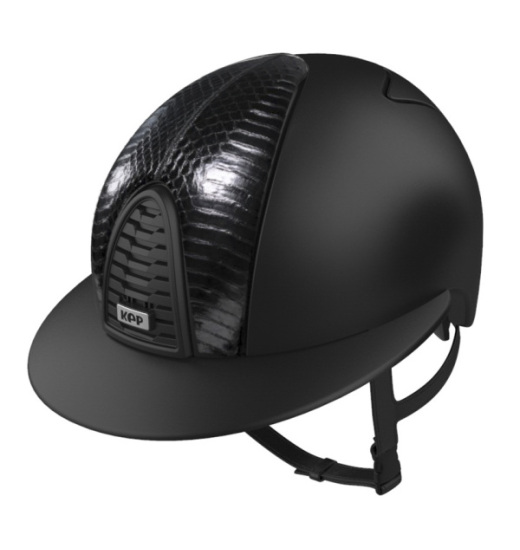 KEP ITALIA CROMO 2.0 SNAKE EQUESTRIAN HELMET GLOSS BLACK