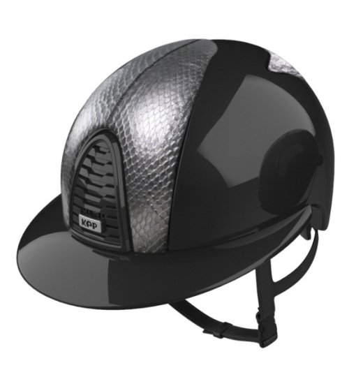 KEP ITALIA CROMO 2.0 SNAKE EQUESTRIAN HELMET METAL UNIVERSO BLACK