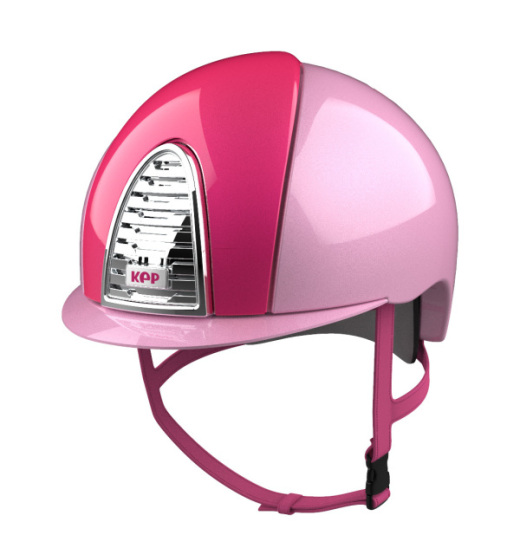 KEP ITALIA CROMO 2.0 XC CROSS EQUESTRIAN HELMET METAL PINK