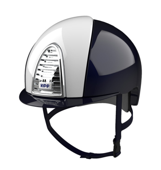 KEP ITALIA CROMO 2.0 XC CROSS POLISH EQUESTRIAN HELMET METAL NAVY