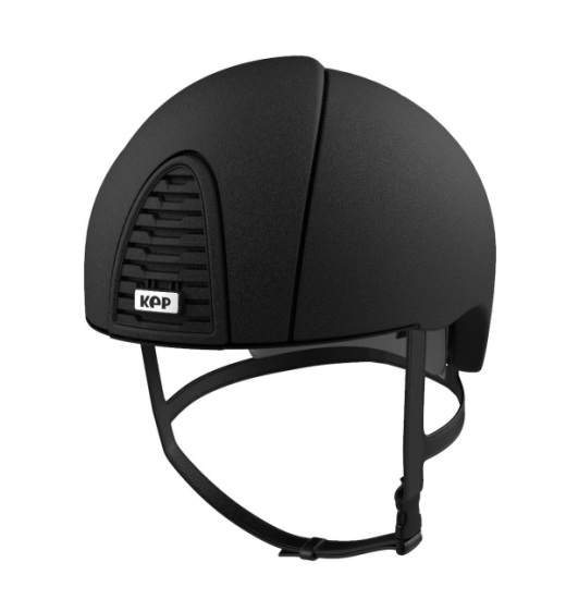 KEP ITALIA CROMO 2.0 JOCKEY EQUESTRIAN HELMET TEXTURED BLACK