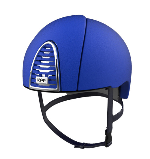 KEP ITALIA CROMO 2.0 JOCKEY KASK JEŹDZIECKI TEXTURED NIEBIESKI