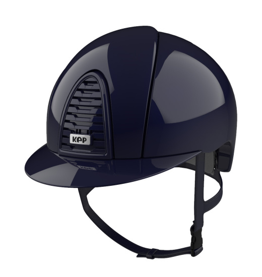 KEP ITALIA CROMO 2.0 POLISH METAL EQUESTRIAN HELMET NAVY