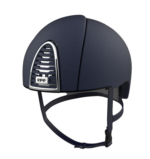 KEP ITALIA CROMO 2.0 JOCKEY KASK JEŹDZIECKI TEXTURED GRANATOWY