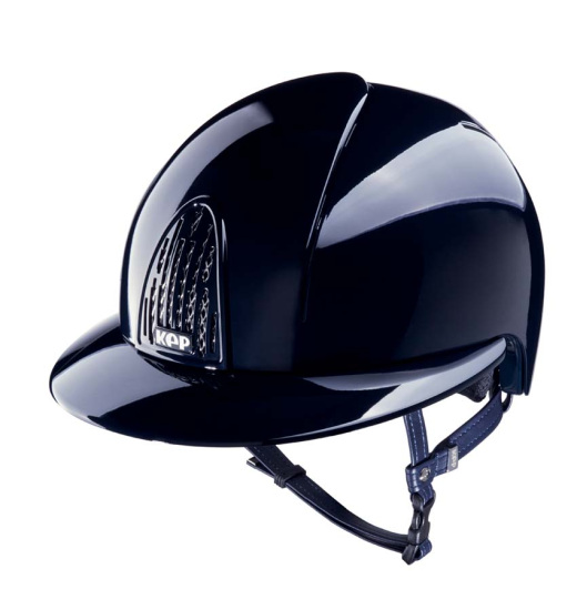 KEP ITALIA SMART POLO VISOR KASK JEŹDZIECKI POLISH GRANATOWY