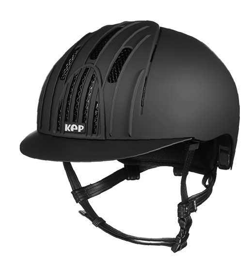 KEP ITALIA FAST GRIDS EQUESTRIAN HELMET BLACK