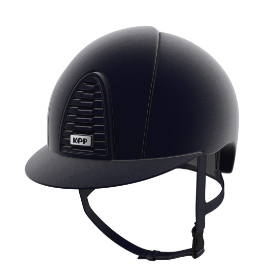 KEP ITALIA CROMO 2.0 FULL VELVET EQUESTRIAN HELMET NAVY