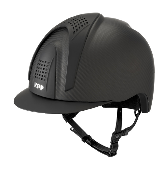 KEP ITALIA E-LIGHT MATT KASK JEŹDZIECKI MATT VISOR CZARNY