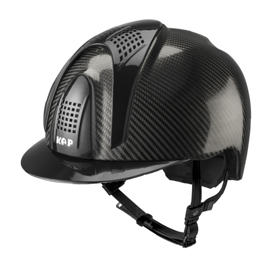 KEP ITALIA E-LIGHT SHINE EQUESTRIAN HELMET METAL BLACK