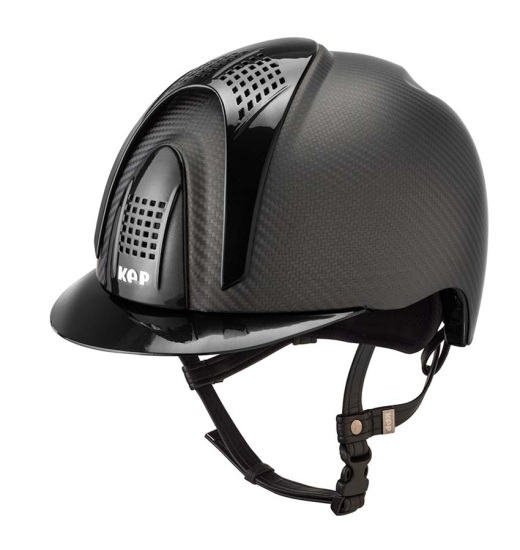 KEP ITALIA E-LIGHT MATT EQUESTRIAN HELMET 3 METAL INSERTS BLACK