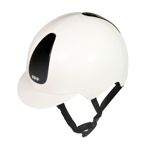 KEP ITALIA KEPPY KIDS' EQUESTRIAN HELMET WHITE / BLACK