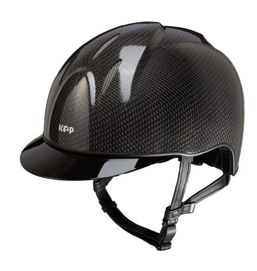 KEP ITALIA E-LIGHT SHINE EQUESTRIAN HELMET TITANIUM METAL BLACK