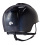 KEP Italia KEP ITALIA E-LIGHT SHINE EQUESTRIAN HELMET TITANIUM METAL NAVY / BLACK