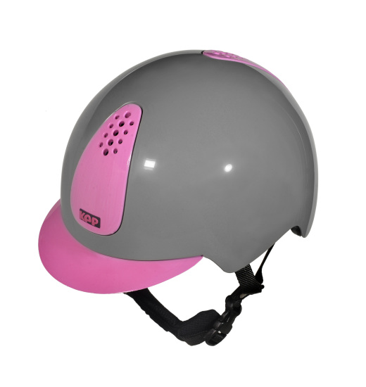 KEP ITALIA KEPPY KIDS' EQUESTRIAN HELMET GREY / PINK