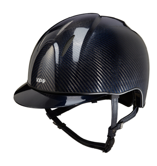 KEP ITALIA E-LIGHT SHINE EQUESTRIAN HELMET NAVY / BLACK