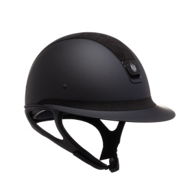 MISS SHIELD / ALCANTARA TOP / ALCANTARA FRONTAL BAND / CRYSTAL FB BLASON / BLACK