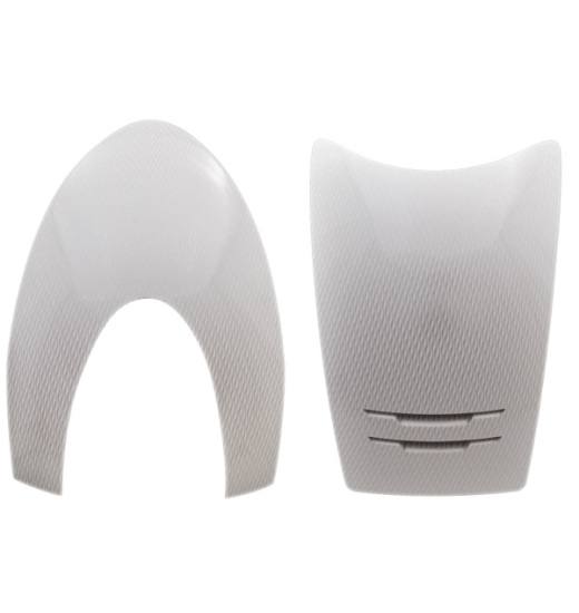 KEP ITALIA HELMET FRONT AND BACK INSERTS TWIST STRIPE WHITE