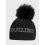 Equiline EQUILINE GIROG KNITTED PON PON HAT WITH MICROSTUDS
