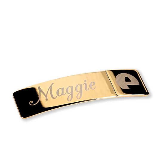 KEP ITALIA NAME PLATE GOLD