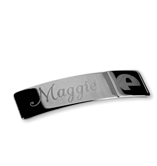 KEP ITALIA NAME PLATE SILVER