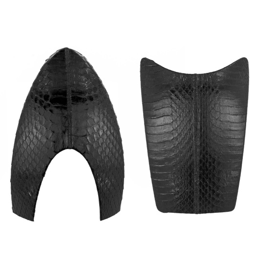 KEP ITALIA HELMET FRONT AND BACK INSERTS SNAKE MATT BLACK