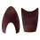 KEP Italia KEP ITALIA HELMET FRONT AND BACK INSERTS LEATHER BURGUNDY