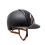 KEP Italia KEP ITALIA CROMO 2.0 TEXTILE EQUESTRIAN HELMET POLISH FRONT/POLISH POLO VISOR/BEIGE CHIN/ROSE GOLD FRAME/ZIRCONS RG LOGO BLACK