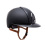 KEP Italia KEP ITALIA CROMO 2.0 TEXTILE EQUESTRIAN HELMET POLISH FRONT/POLISH POLO VISOR/BEIGE CHIN/MIRROR FRAME/SILVER LOGO BLACK