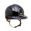 KEP Italia KEP ITALIA CROMO 2.0 POLISH EQUESTRIAN HELMET POLISH POLO VISOR/BEIGE CHIN/ROSE GOLD FRAME/RG BUTTON/ZIRCONS RG LOGO BLACK