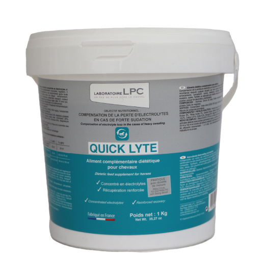 LPC ELECTROLYTES FOR THE HORSE QUICKLYTE 1KG