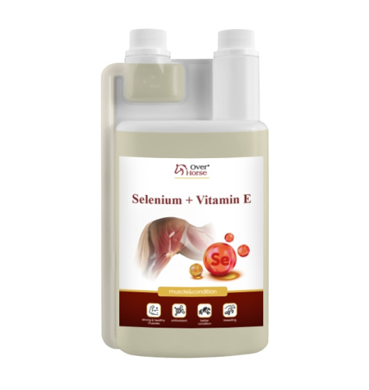 OVER HORSE SELENIUM + VITAMIN E SUPPLEMENT FOR HORSE 1L