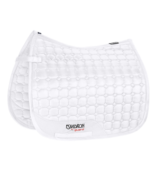 ESKADRON GLOSSY COMPACT SADDLE CLOTH WHITE