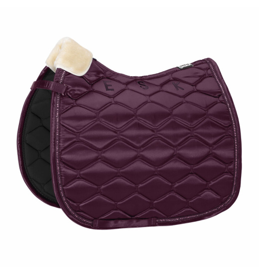 ESKADRON SATIN CRYSTAL RIDING SADDLE PAD