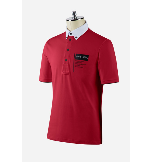 ANIMO ASTEMIO MEN'S RIDING POLO SHIRT