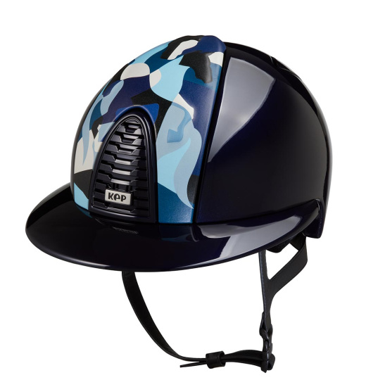 KEP ITALIA CROMO 2.0 KASK JEŹDZIECKI POLISH GRANATOWY VIKINGS COLLECTION