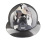 KEP ITALIA CROMO 2.0 RIDING HELMET POLISH GREY VIKINGS COLLECTION