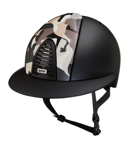 KEP ITALIA CROMO 2.0 RIDING HELMET TEXTILE GREY VIKINGS COLLECTION